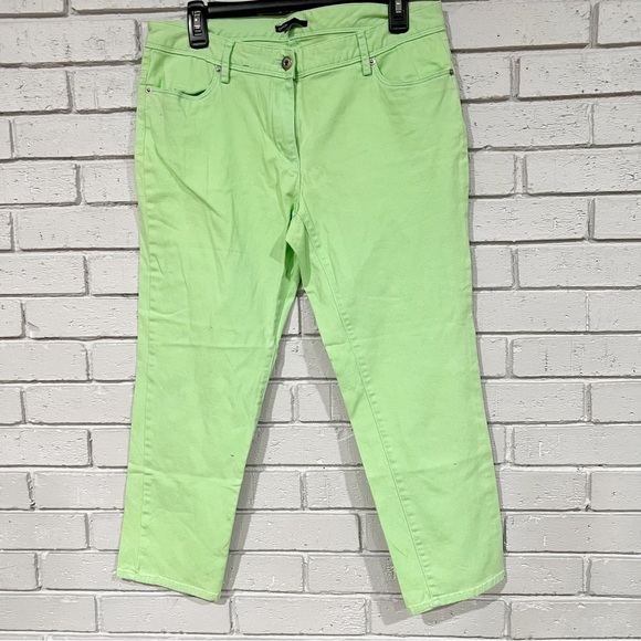 Chaus Lime Green Jeans - Picture 1 of 7